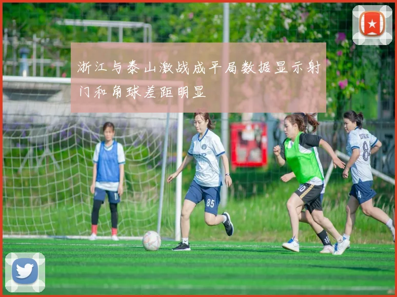 浙江与泰山激战成平局数据显示射门和角球差距明显